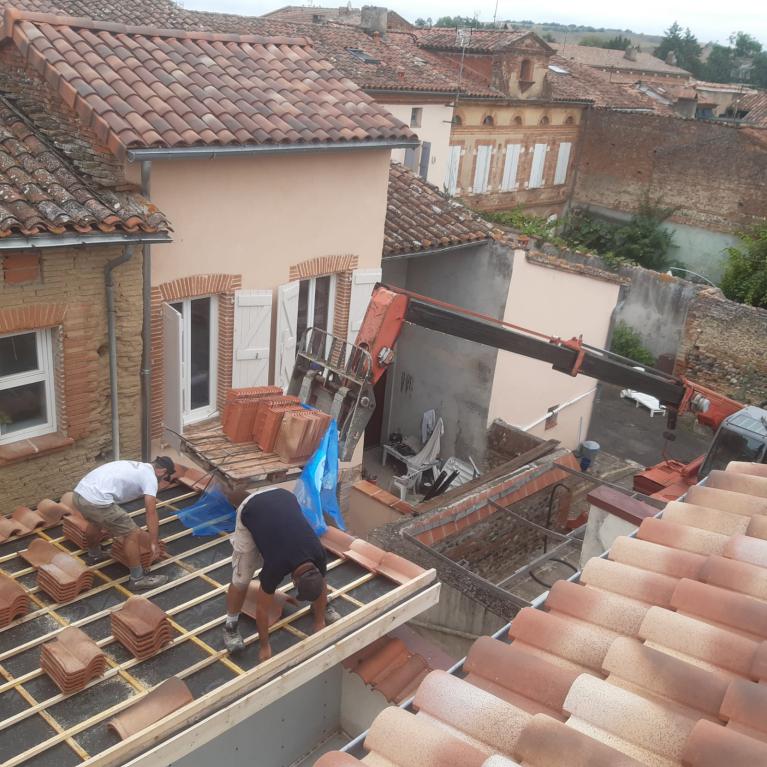 La charpente et la couverture